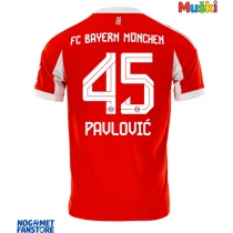Bayern Munich Aleksandar Pavlovic #45 Domaci Dres 2025-26 Kratak Rukav